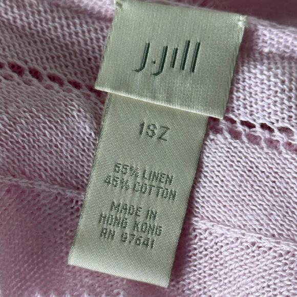 Vintage 90s Y2k Pink Linen Poncho Himekaji Shoujo Girl Gloomy Coquette Femme OS - Picture 4 of 5